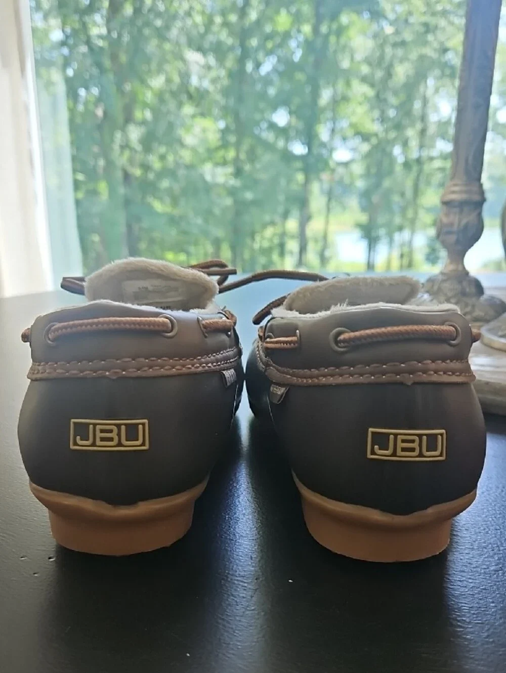 JBU By Jambu Weather Ready Brown Duck-Style Slip-On Shoes. Size 9.5M